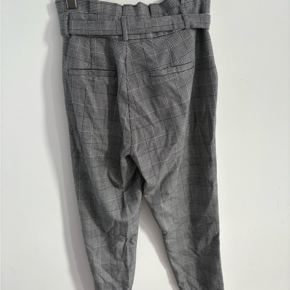 Vero Moda Checkered Gray Paperback Waist Trousers - Picture 3 of 4